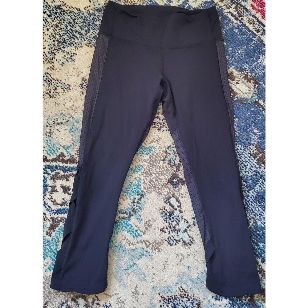 LULULEMON Limited Edition Leggings Braid Side Mesh Laser Cut High Rise Womens 6